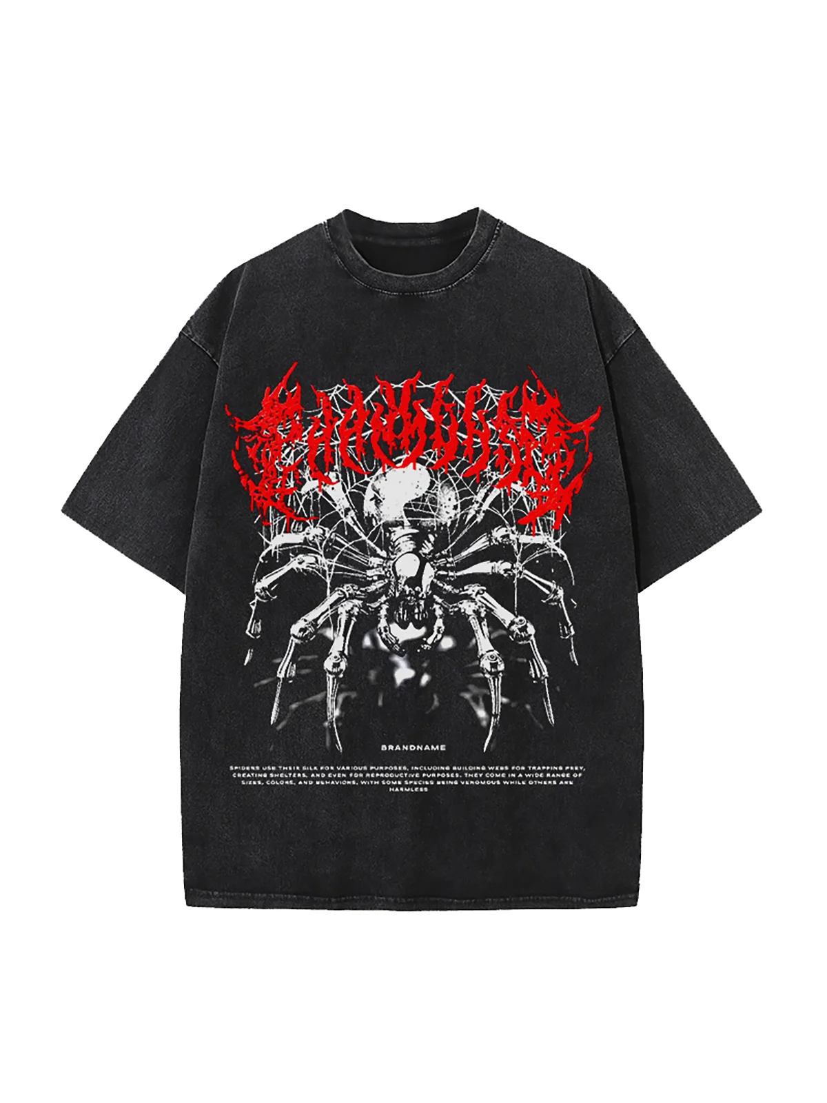 

Винтажная футболка Waed с прямой печатью: тигр, скорпион, животный тотем, летний хлопковый дизайн