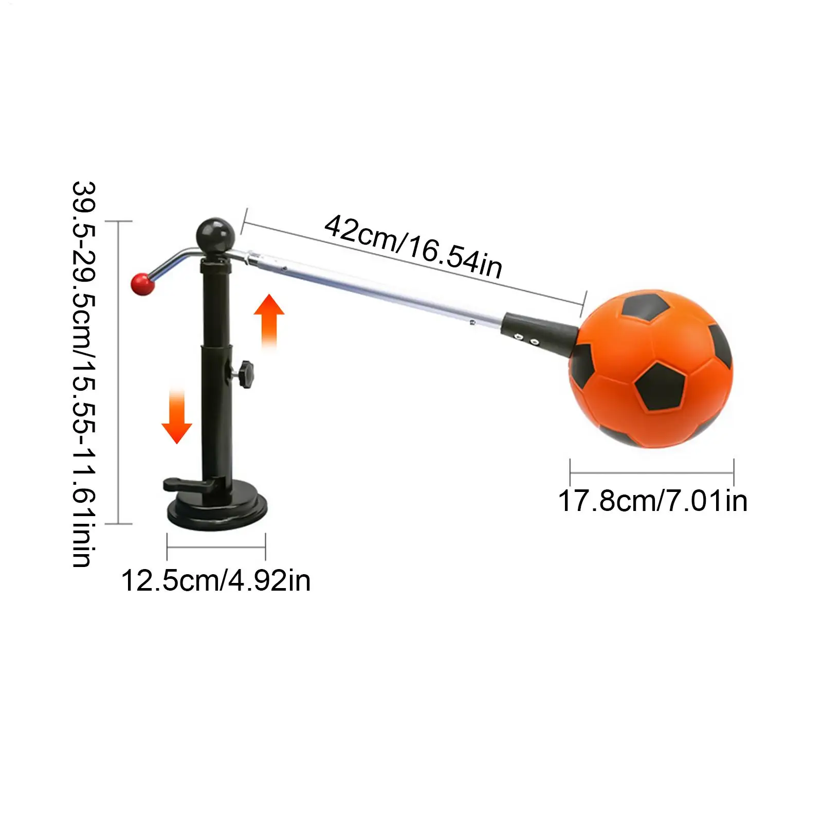 Soccer Kick Trainer 360 Rotating Agility Training Equipment Indoor Soccer Ball Kicking Drills For Dribbling Passing Rhythm view 6