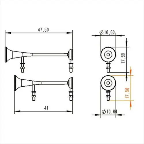 

LESU 1/14 металлический рожок на крышу для радиоуправляемого тягача DIY Tamiyaya модель прицепа DIY автомобиль игрушечные запасные части TH16407