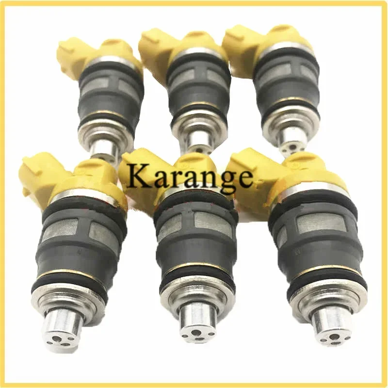 NEW 6X Fuel Injectors 1001-87091 For Toyota Supra JZA70 1JZGTE 1JZ JZA80 2JZGTE 2JZ SIDE FEED Engine Nozzle 100187091