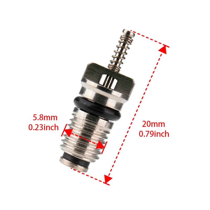 100pcs,R134a JRA Valve Core AC Air Conditioning Pipeline Repair Kit Replacement (High Quality Type)