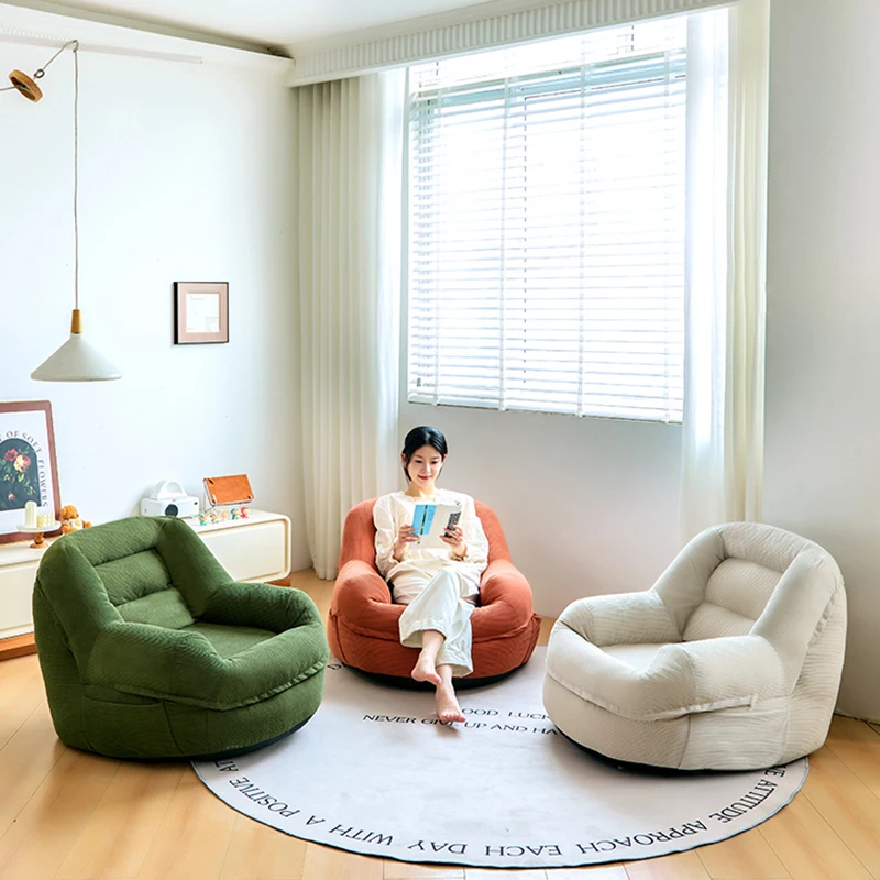 White Individual Sofa Girl Comfortable Mini Bedroom Small Sofa Nordic Corner Single Muebles Para Salas Modernos Home Furniture image 3