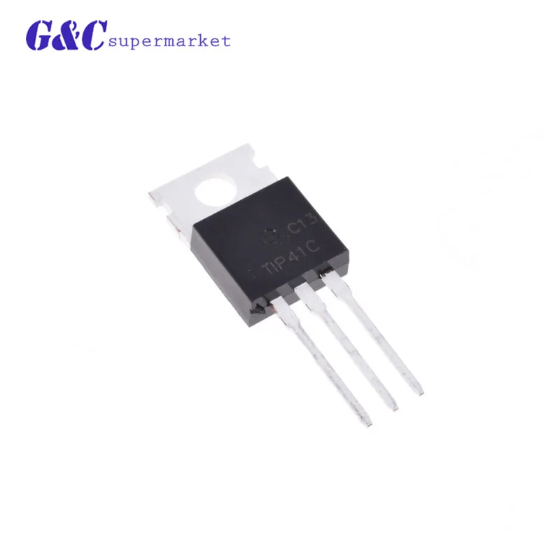 10 TIP41C TIP 41C Amp Transistor TO-220