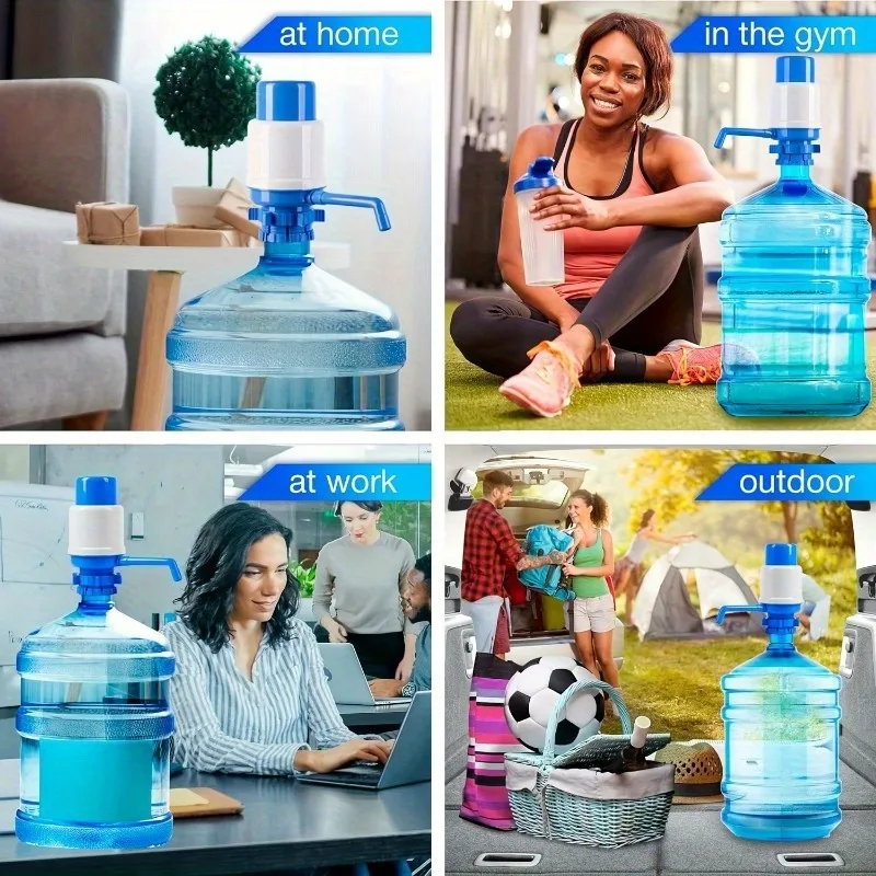 Manual water pump,pressurized water distribution pump,dorm/home/outdoor camping/picnic essential,back to school season,Christmas view 4