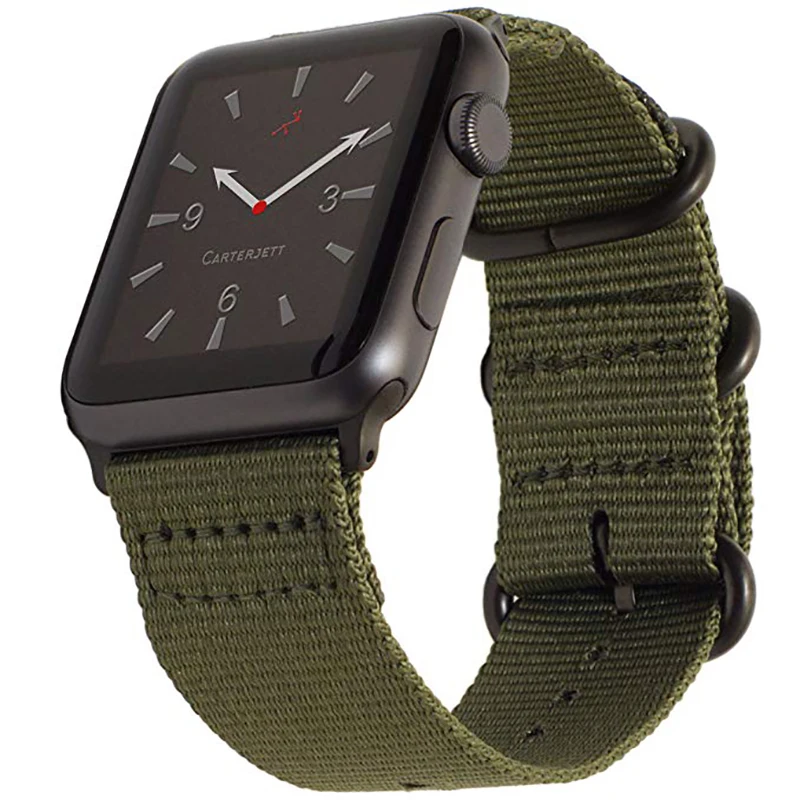 Correa de nailon para iwatch ultra band, pulsera de 38mm, 49mm, 45mm, 44mm, 42mm, 41mm, reloj para apple watch 9, 8, 5, 6, se, 7