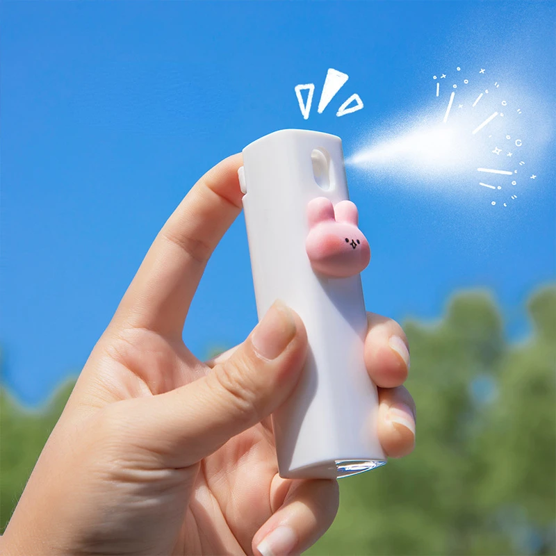 Reise Poratble Nette Cartoon Spray Flasche Cosmestic Wasser Feuchtigkeitsspendende Abfüllung Alkohol Desinfektion Gießkanne Spray Flasche