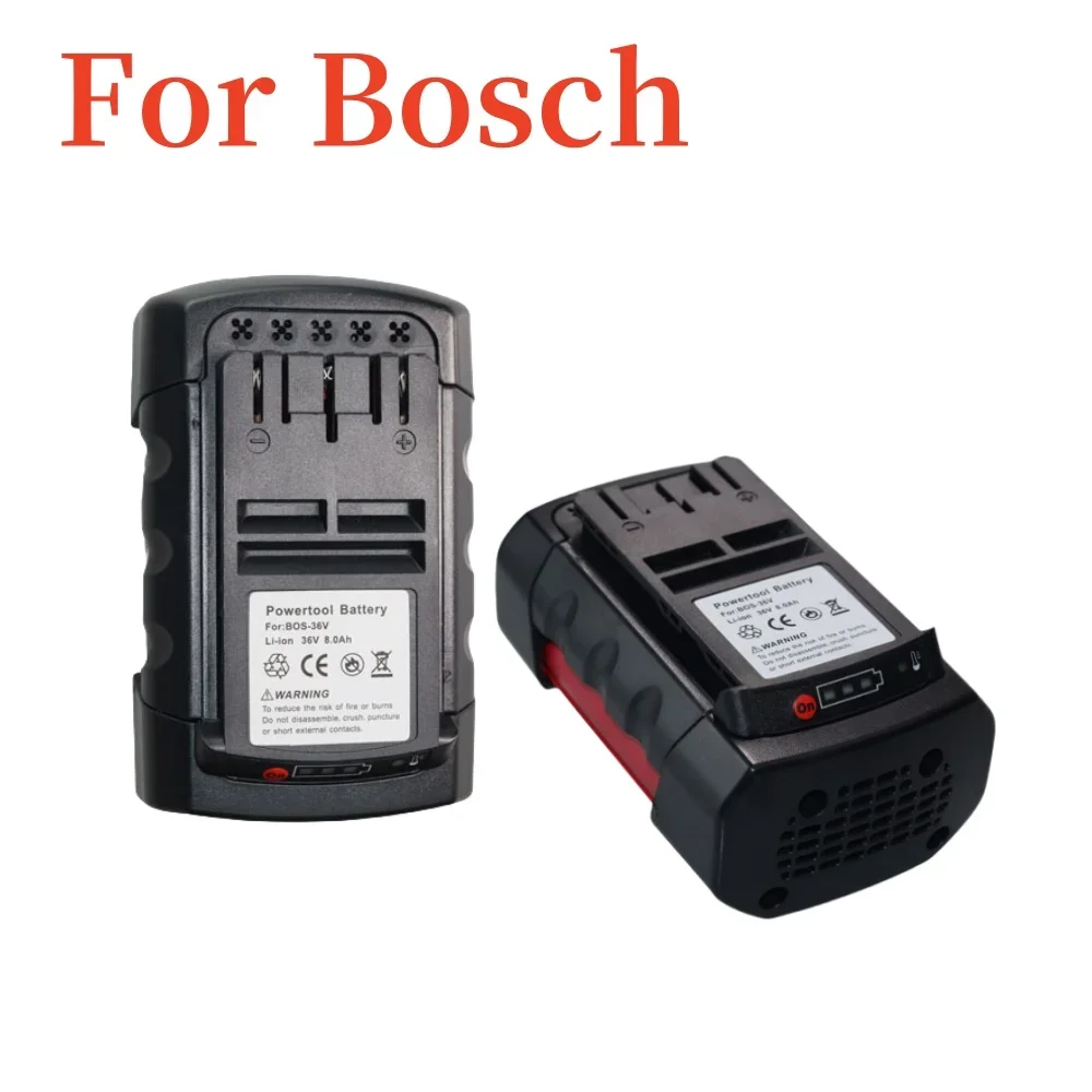 Batería de repuesto de iones de litio para Bosch 2607336003, 2607336108, BAT810, BAT840, D-70771, 36V, 8.0AH