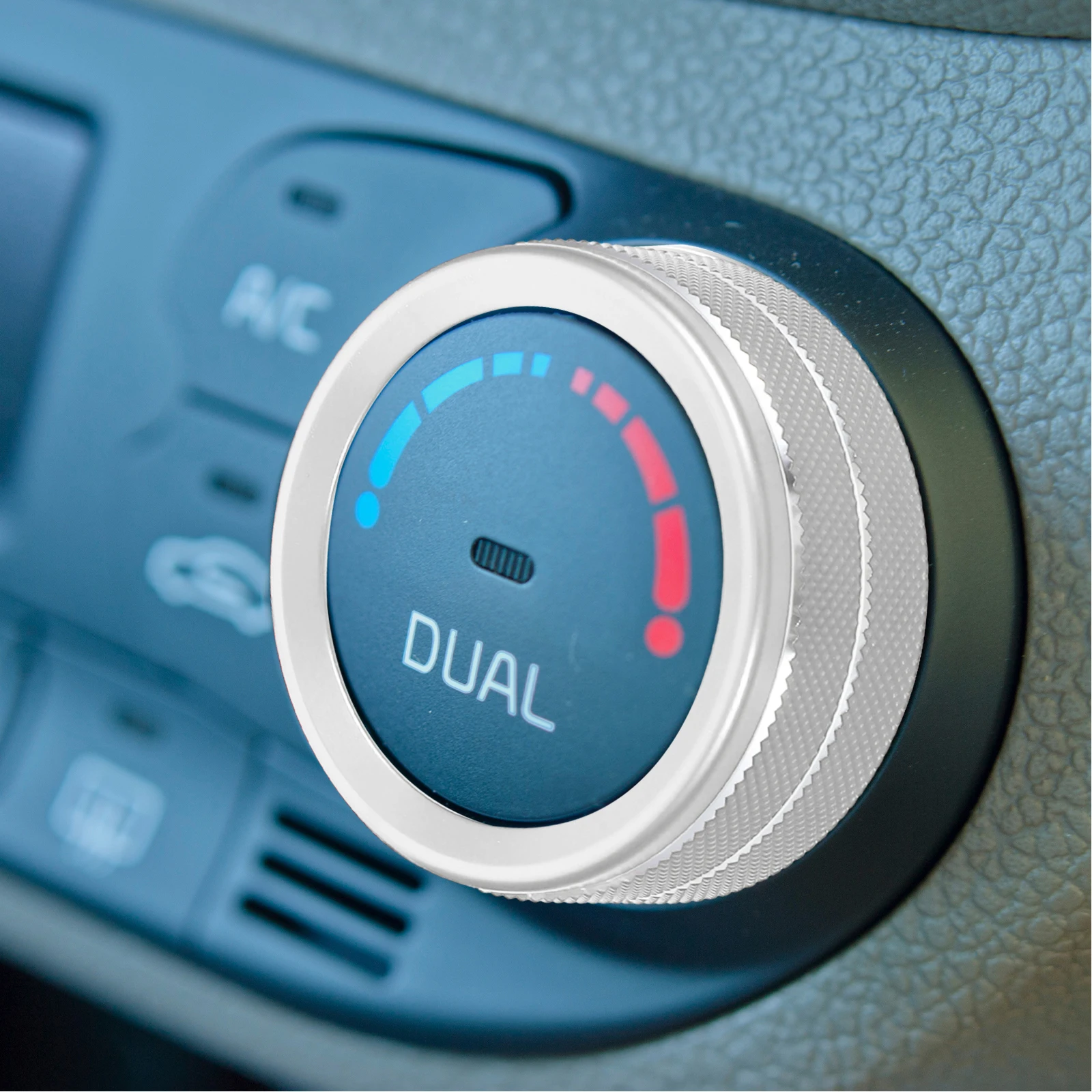 

4pcs Air Conditioner Knob Covers Aluminum Alloy Decorative Trim For Car Interior Auto Accessories Easy Install Protection