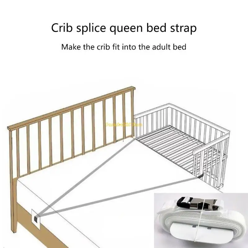 حزام حزام سرير الأم والطفل من WXTD للأطفال الصغار، حزام تثبيت لأسرّة الأطفال الرضع