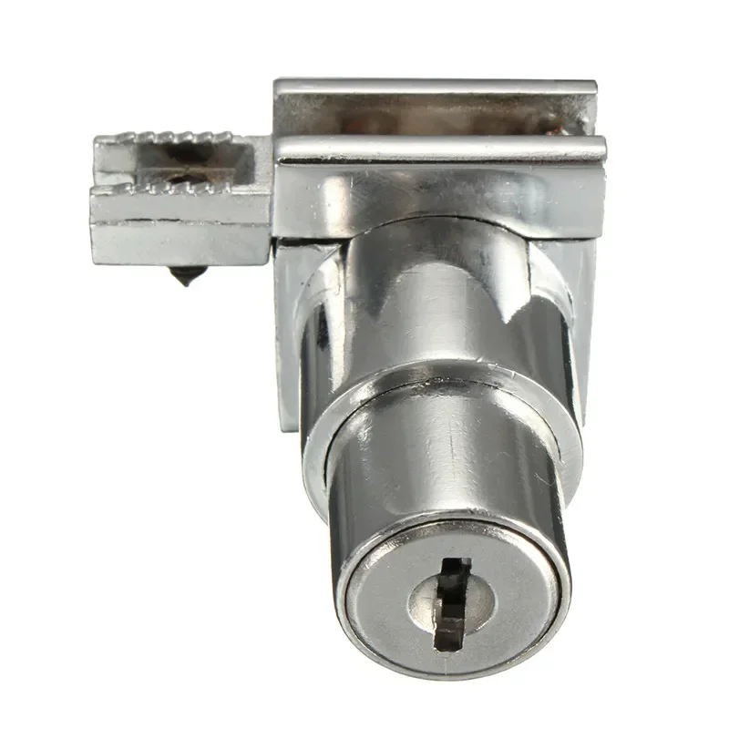 DMH-Plunger Push Lock With 2 Key For Sliding Glass Door Showcase Lock Furniture Cabinet Lock 5mm-8mm Thickness Hardware