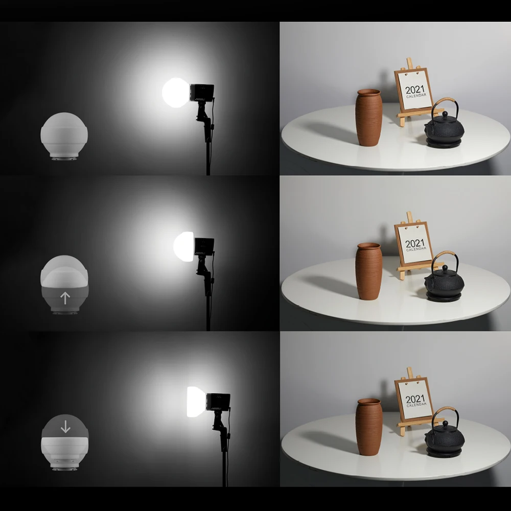 Godox ML-CD15 ML-CS1625 الناشر قبة عدة مع 3 محولات للتصوير ضوء فلاش استوديو التصوير صورة بث مباشر