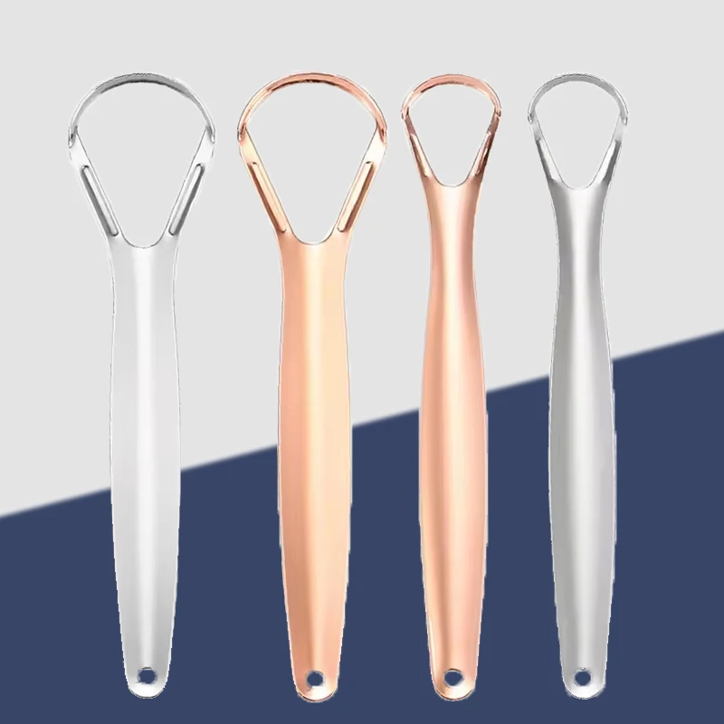 

Professional Tongue Scraper Stainless Steel for Bad Breath Removal Dental Oral Care Hygiene Tool Clean Plaque