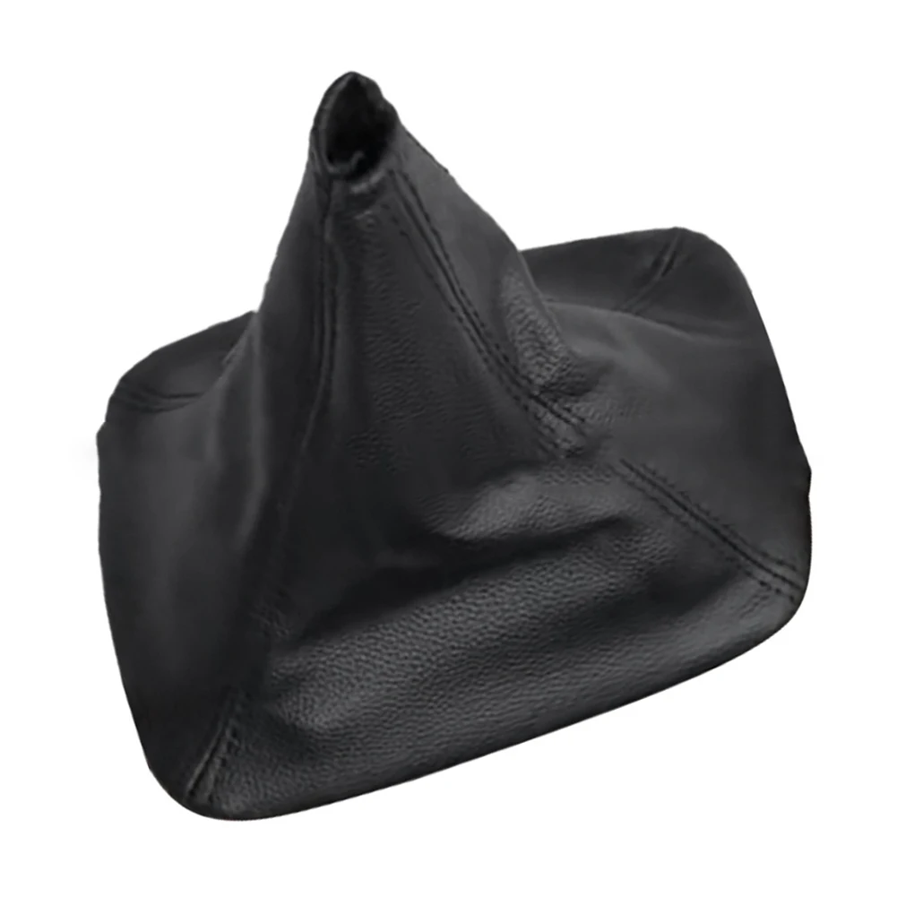 

Vehicle Interior Upgrade Color Black Black Leather Gear Shift Boot Premium Leather Sophisticated Touch Stylish Interior