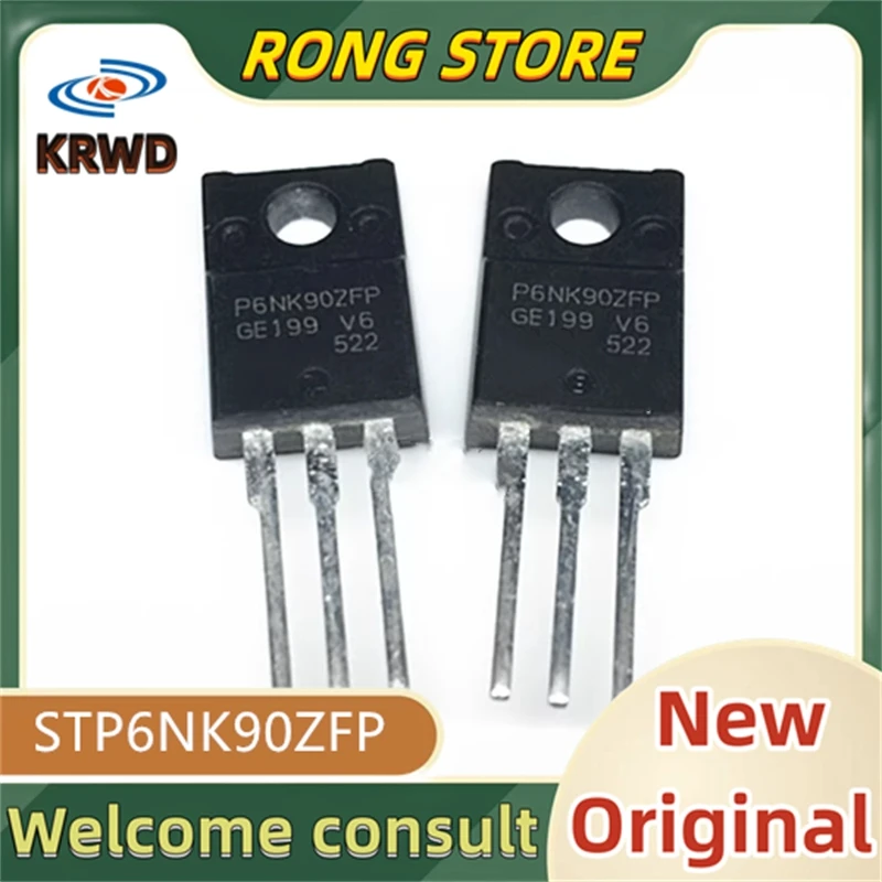 5PCS P6NK90ZFP New and Original STP6NK90ZFP STP6NK90ZF STP6NK90Z