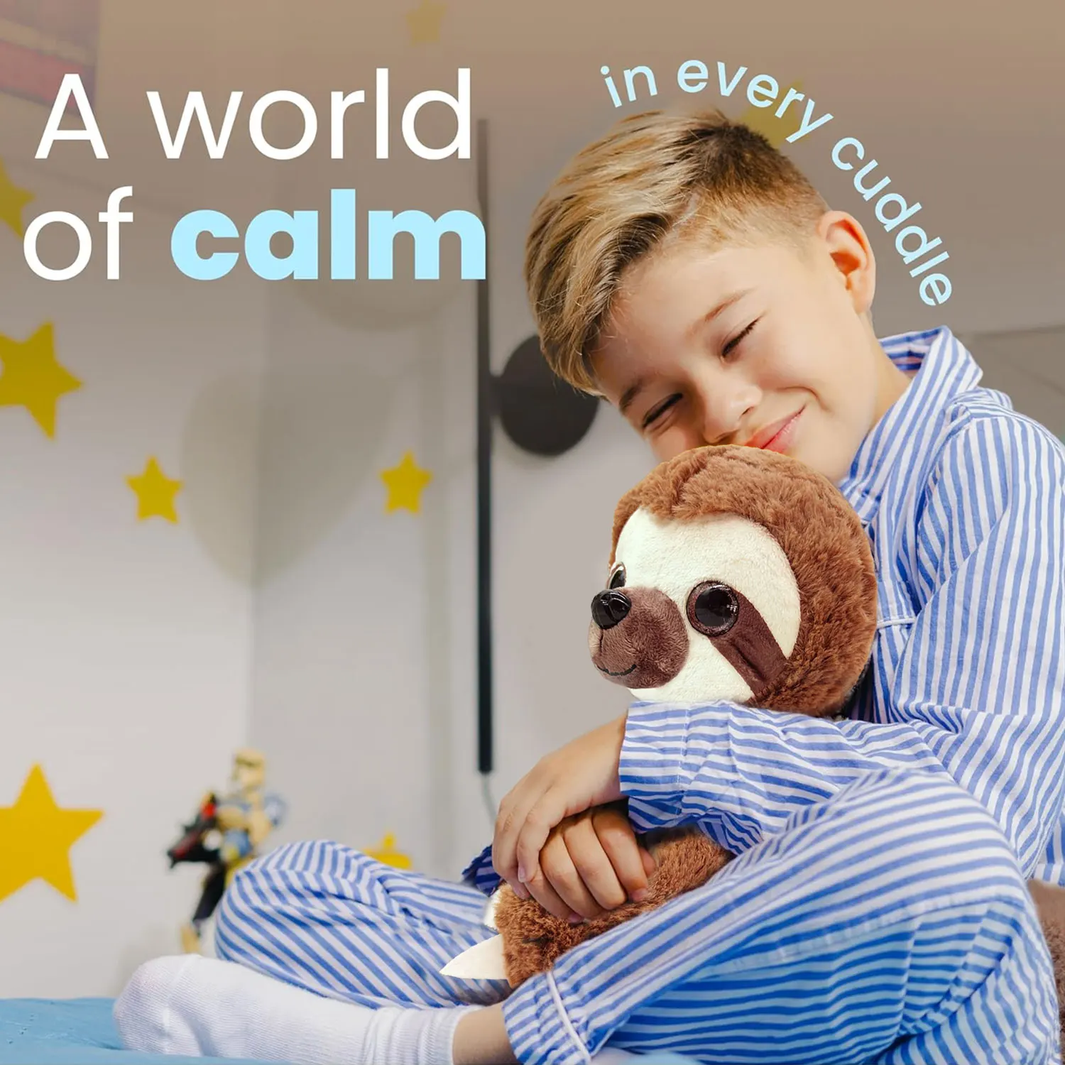 25cm cute sloth plush toy, full filling, plush sloth doll pillow, children's birthday gift holiday gift, healing companion