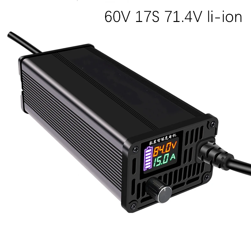 10A/20A Curren Adjust 24V 48V 58,4V 72V 60V 67,2V 84V Li-Ion Lifepo4 Lithium Batterie Ladegerät 13S Schnelle Ladung 8S 16S 20S 24S teil