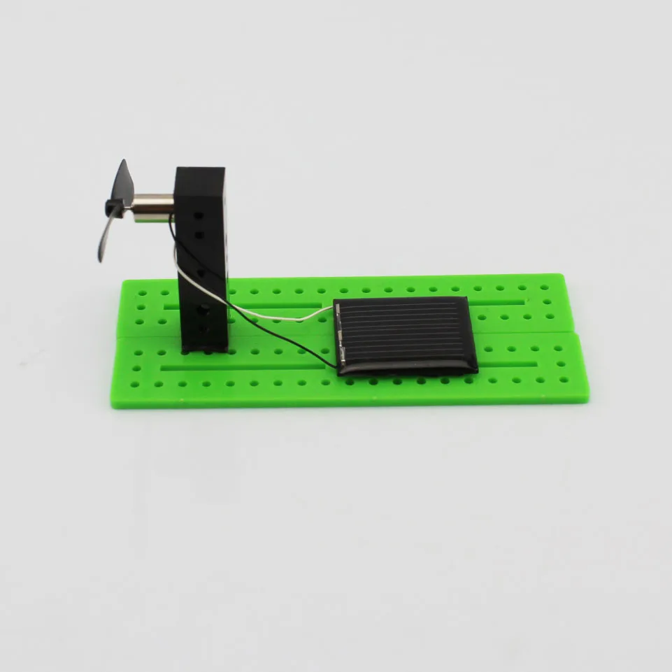 1pcs Simple Solar Energy Generation Toys Creative Science Physical Gizmo Assembled Toy For Kids Fashion Puzzle Fan Toy