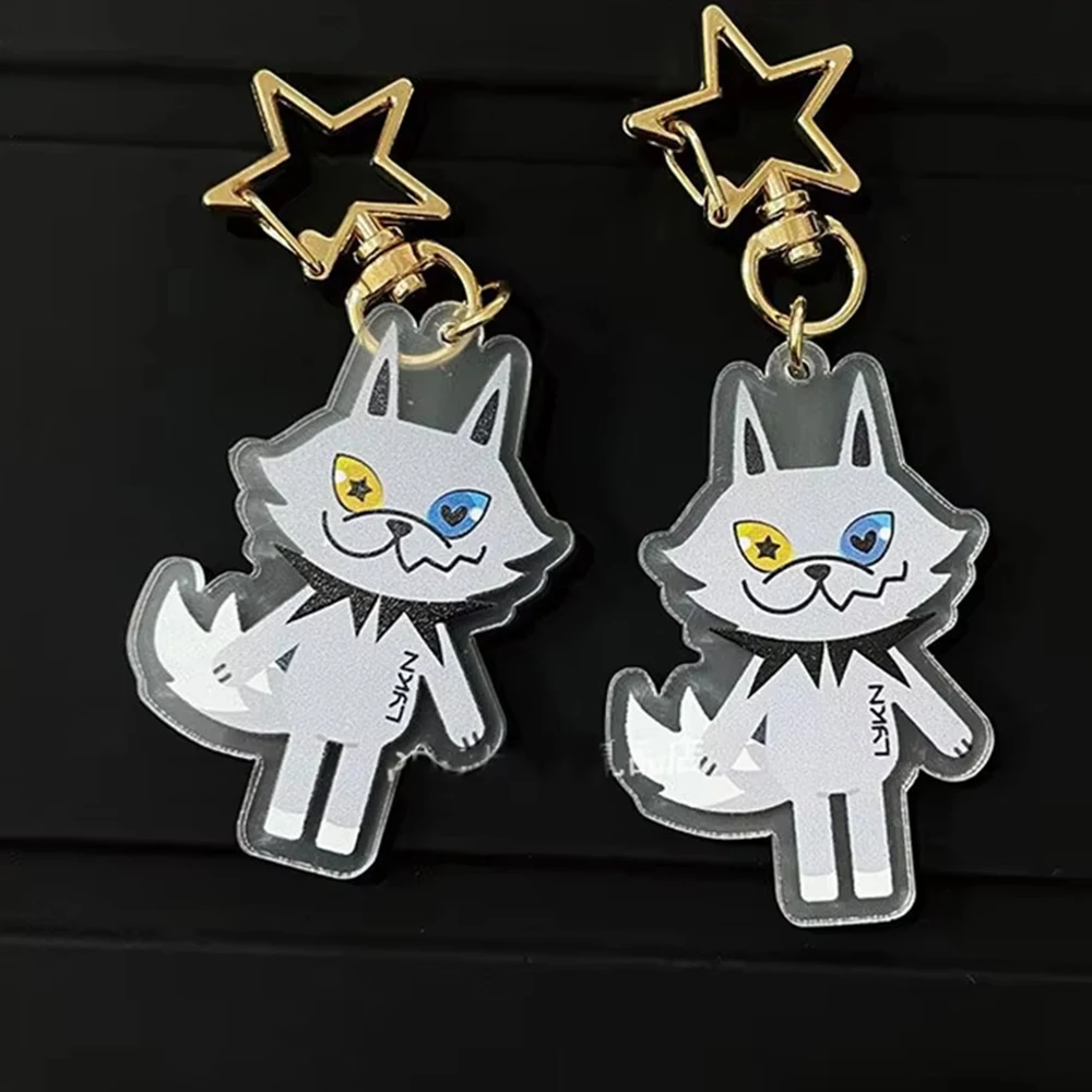 Creative Peripheral Acrylic Key Chain GMMTV Lykyou LYKN Cosplay Couple Keyring Accessories Fans Collection Gifts