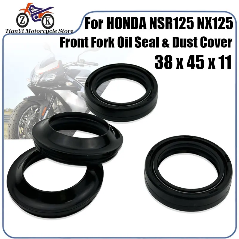 

35x48x11 Motorcycle Front Fork Oil Seal Dust Cover Kit For HONDA NSR125 NX125 TLR200 D-E 1983-1990 For Yamaha IT125 IT 125 XMAX