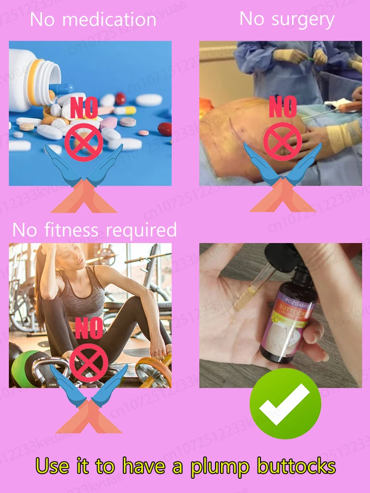 Diga adiós a baja confianza en autoconfiencia. Mejora de glúteos, levantamiento de glúteos.