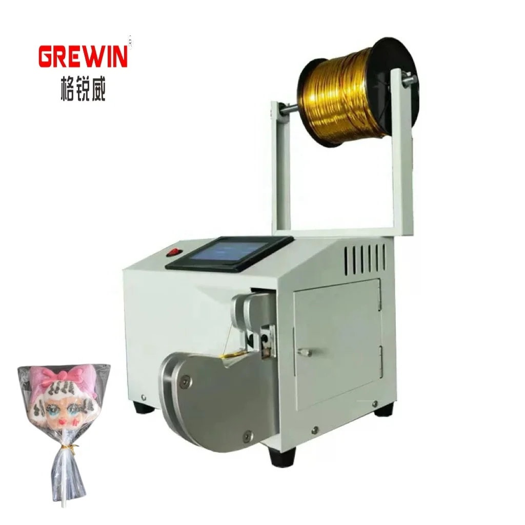 

Automatic Electric Plastic Twist Ties Wire Binding Tying Machine Cable Manufacturing Equipment 220/110V GRW-3030T