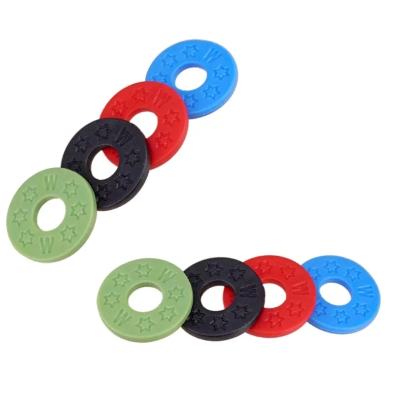 10Pcs/set Rubber Guitar Strap Lock Blocks Guitar Protector Anti-trip WasherGuitar Strap Locking Silicone Strap Locks