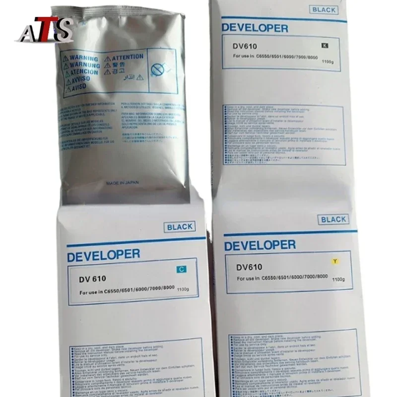 DV610 Developer for Konica Minolta Bizhub C6500 C6501 C6000 C7000 C8000 DV-610 Developer Powder