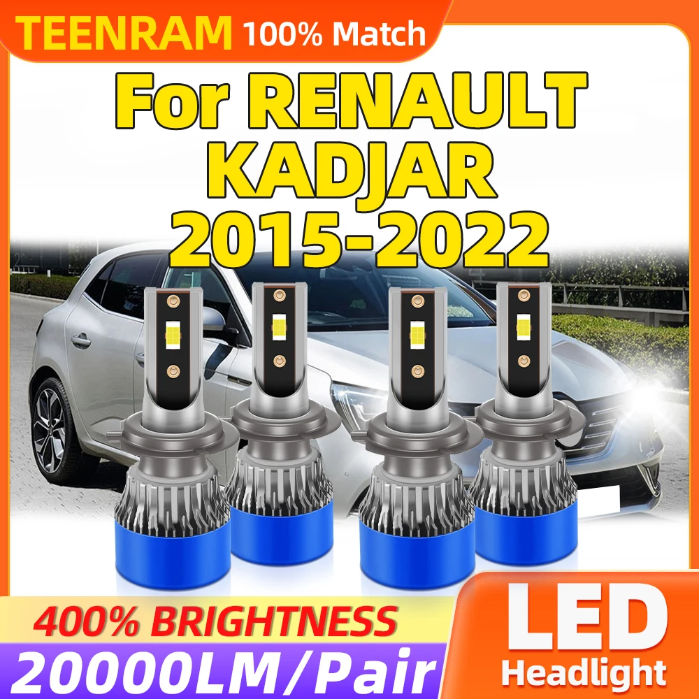 

40000LM LED Headlight Bulbs 240W Canbus Car Light 6000K Auto Lamp 12V For RENAULT KADJAR 2015 2016 2017 2018 2019 2020 2021 2022