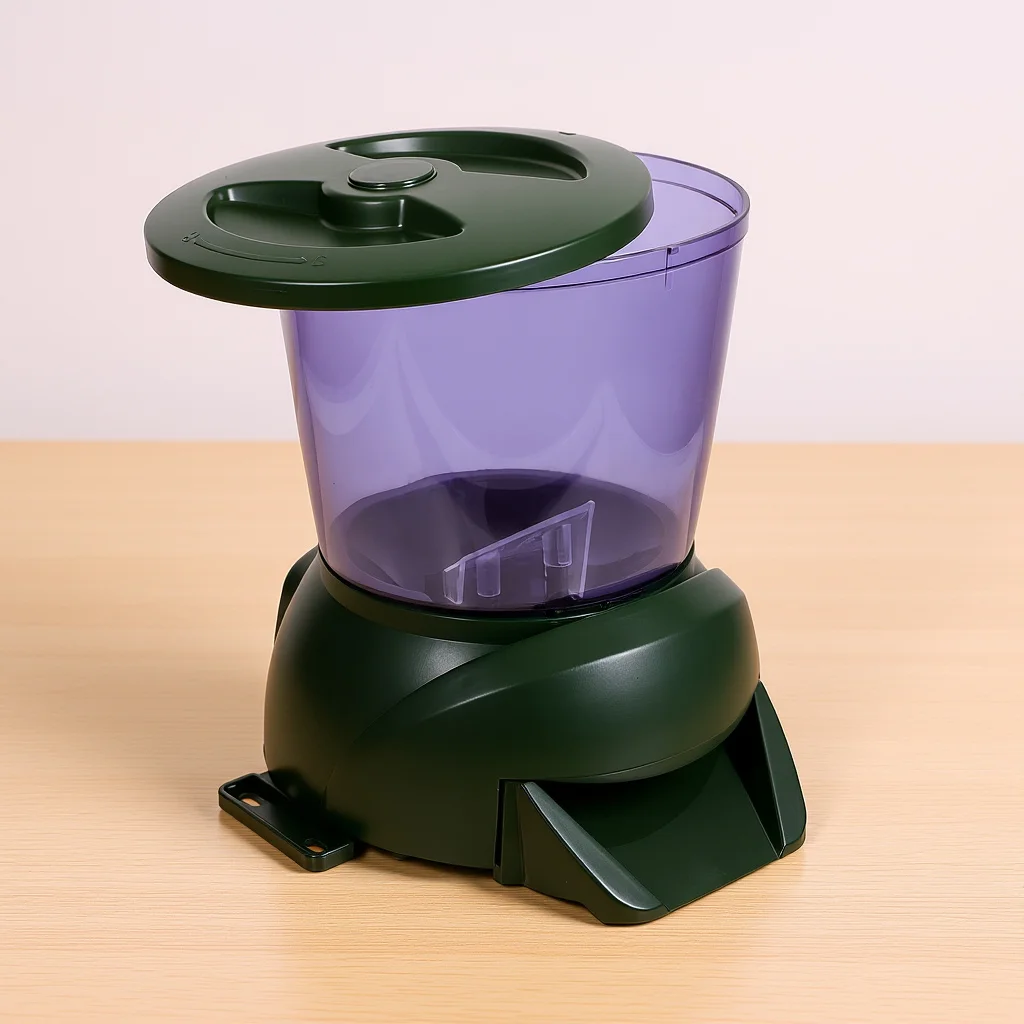 

Timing Feeder for Fish Aquarium Pond Automatic Food Dispenser with LCD Display No Required Tank Accessories