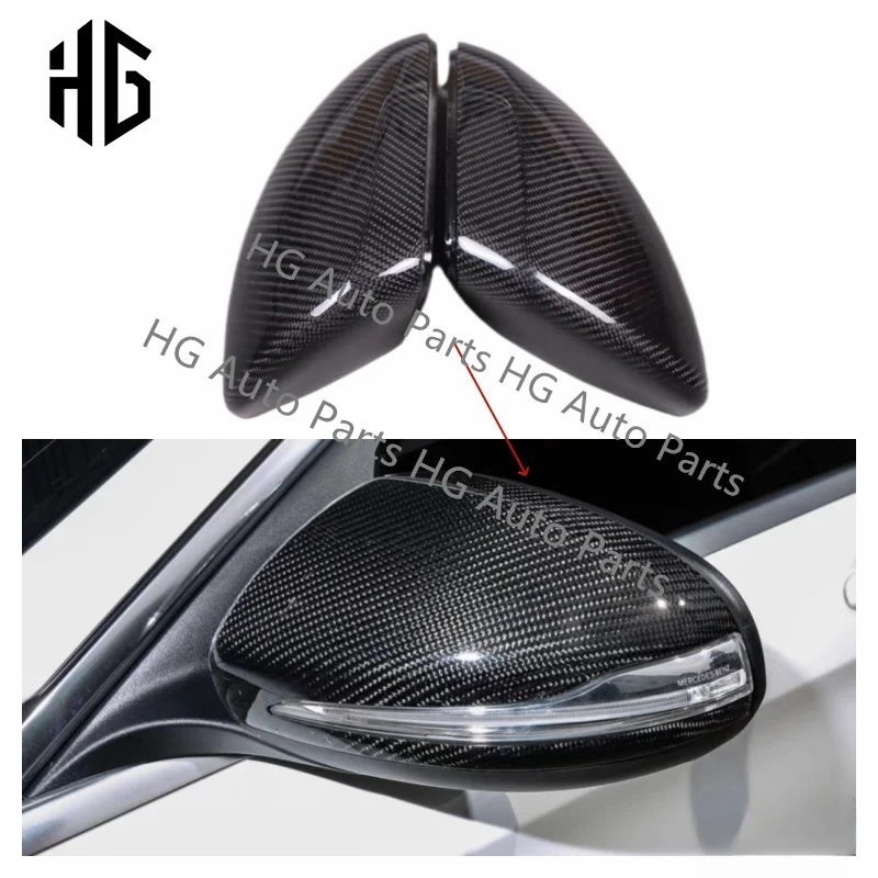 

Carbon Fiber Side RearView Mirror Cover Caps For Mercedes Benz E Class W213 Carbon Mirror Housing Car Accessories Replace