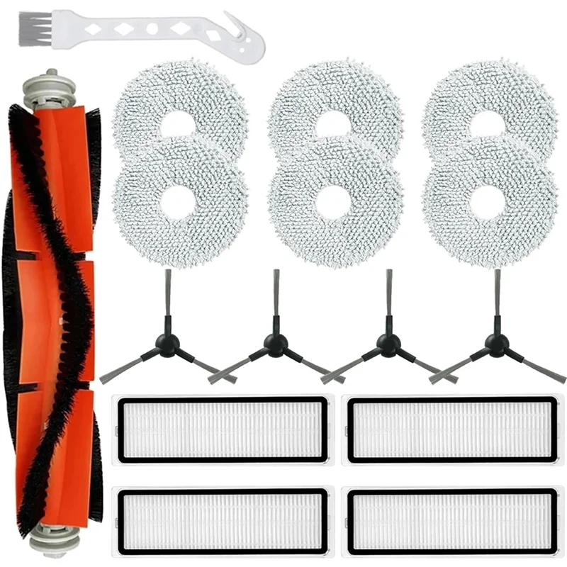 A50Q-Набор запасных частей-основная щетка, боковая щетка, фильтр, швабра для робота Xiaomi S20+, S10 Plus, B108GL, B105, B108CN, B113CN Va A50Q-Набор запасных частей-основная щетка, боковая щетка, фильтр, швабра для робота Xiaomi S20+, S10 Plus, B108GL, B105, B108CN, B113CN Va