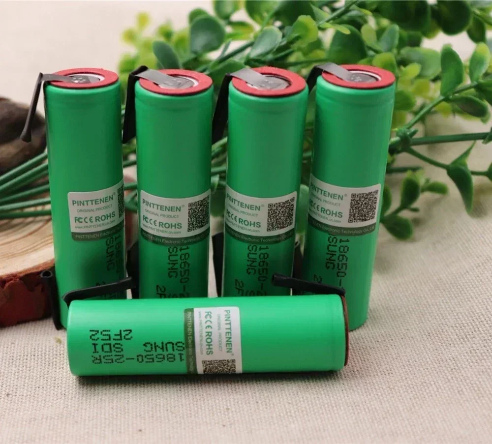 1/2/3/4/6/10 PCS 100% Original For Samsung 18650 2500mah battery INR18650 25R 20A discharge lithium batteries