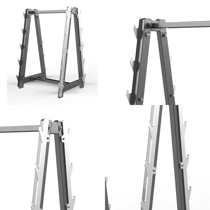Heavy Duty Steel Barbell Rack Multi Purpose Weight Storage Fitness Equipment for Commercial and Home Gym Use