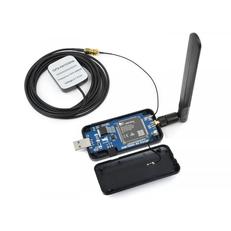 SIM7600G-H DONGLE 4G, posicionamiento GNSS, soporte de banda Global