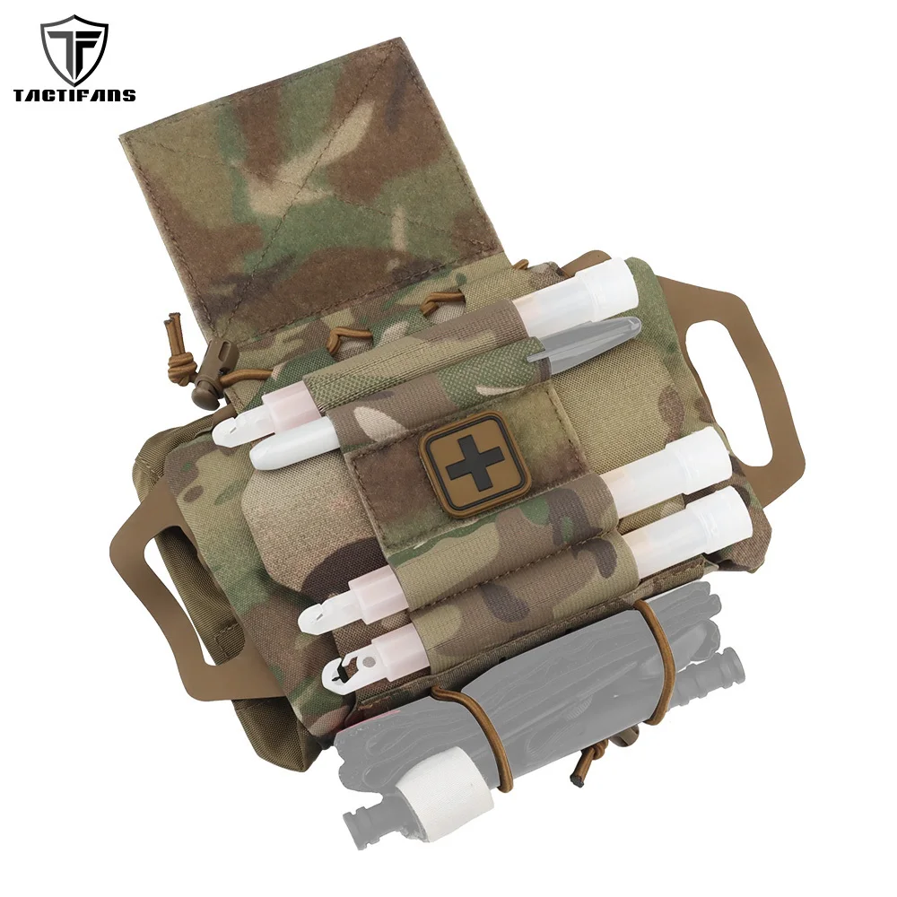 

Tactical IFAK Pouch Medical Trauma Kit Pouch Med Roll Carrier IFAC Dangler Pouch Outdoor Sport Paintball Hunting Vest