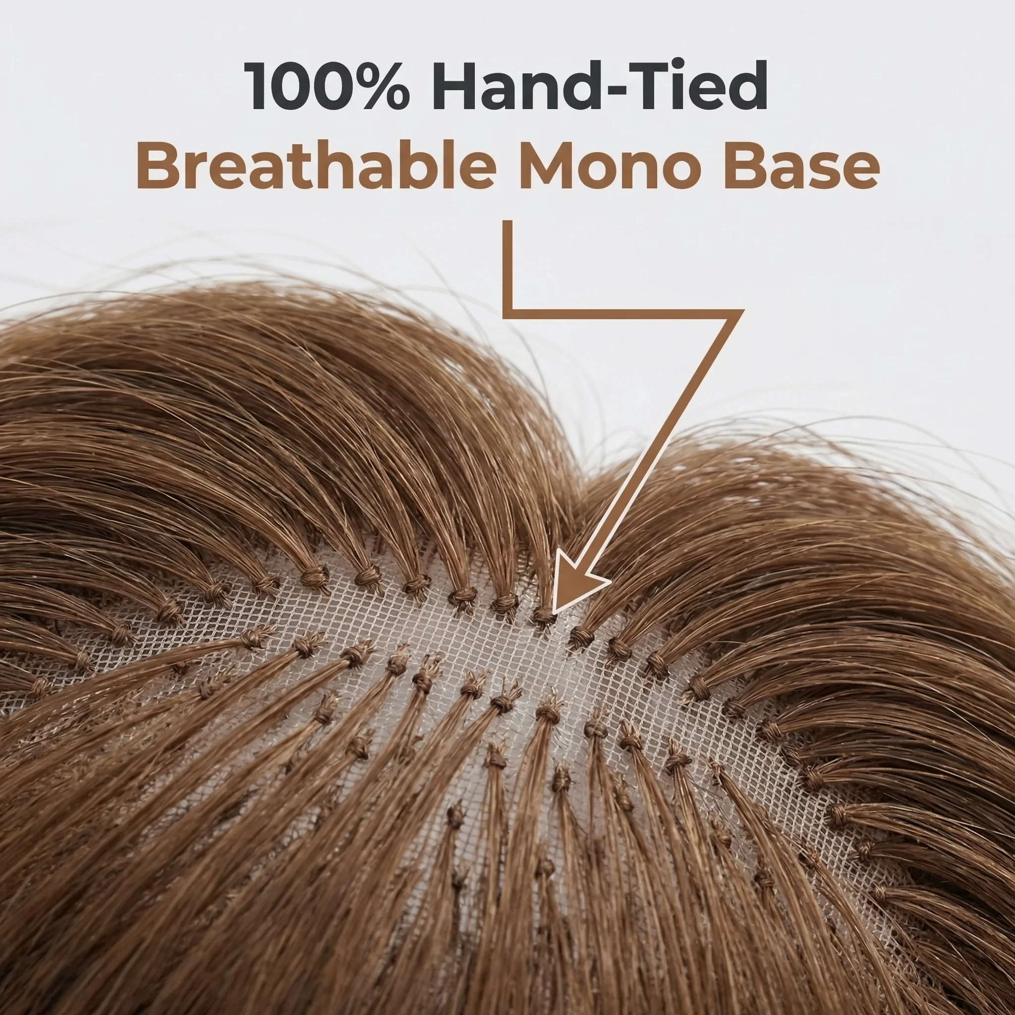 Picture 5: Premium Mono Topper | 100% Virgin Hair | High Density | No Shedding | Wide Range of Colors & Sizes