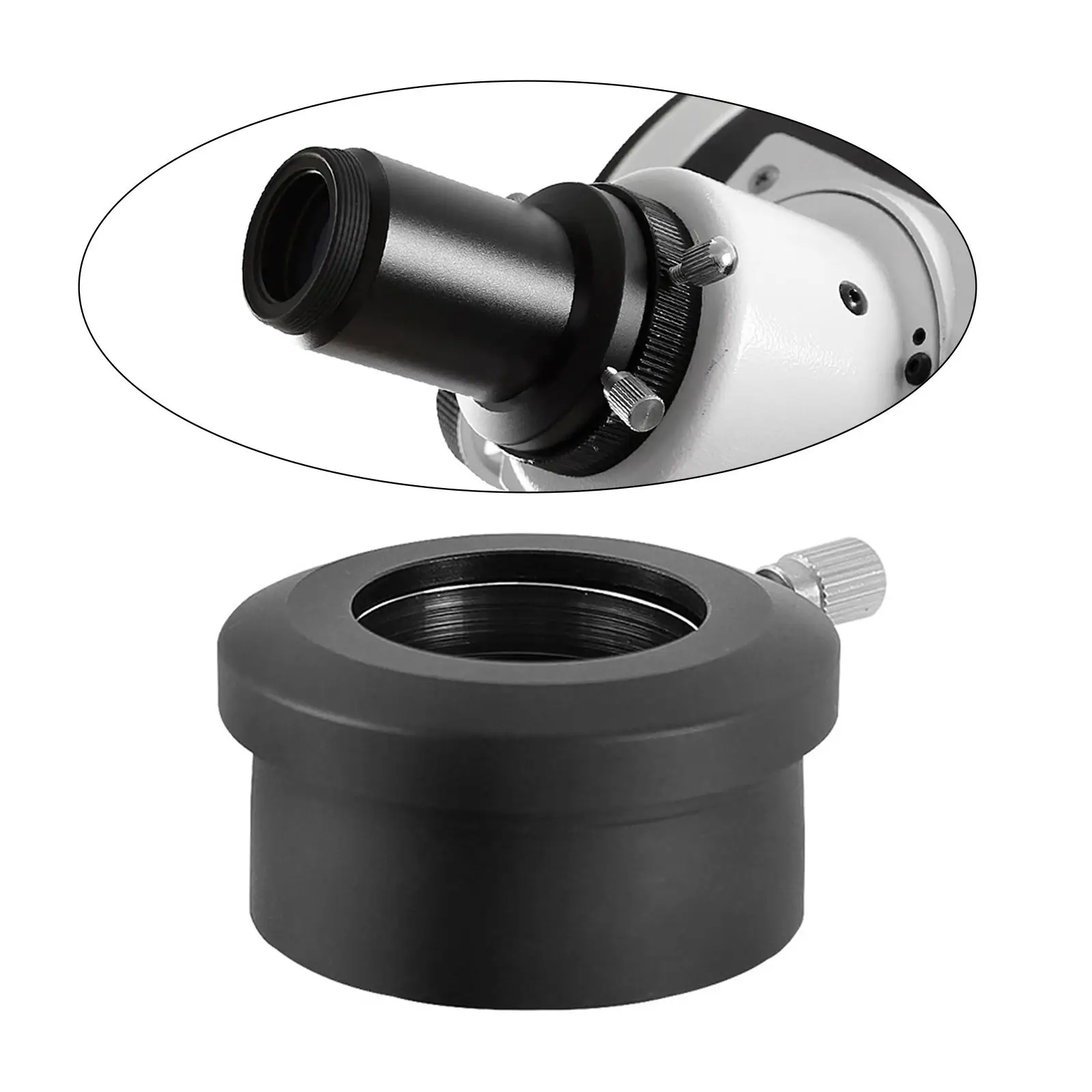 Telescope Eyepiece Mount Adapter Compression Ring Fitting 2 inch to 1.25 inch Easy to Install Metal Structure Focuser Adapter