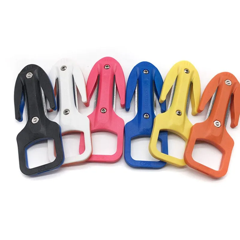 Twin Cut Scuba Diving Cutter Ceramics Or Stainless Steel Safety Equipment - Blade for Line Net Cable Cutting in Life Situation