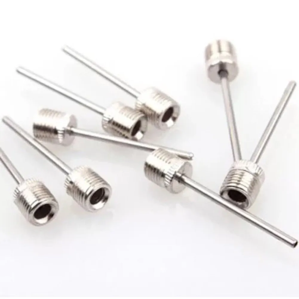 5개입 공 풍선 펌프 바늘 전문 스포츠 배구 축구 농구 공기 주입 바늘 볼 밸브 어댑터