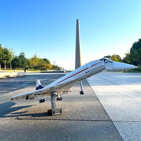 2083 delar City Concorde passagerarflygplan stora kreativa dekorationspussel byggklossar leksaker presenter kompatibla 10318 10 best sales konkorde - №6