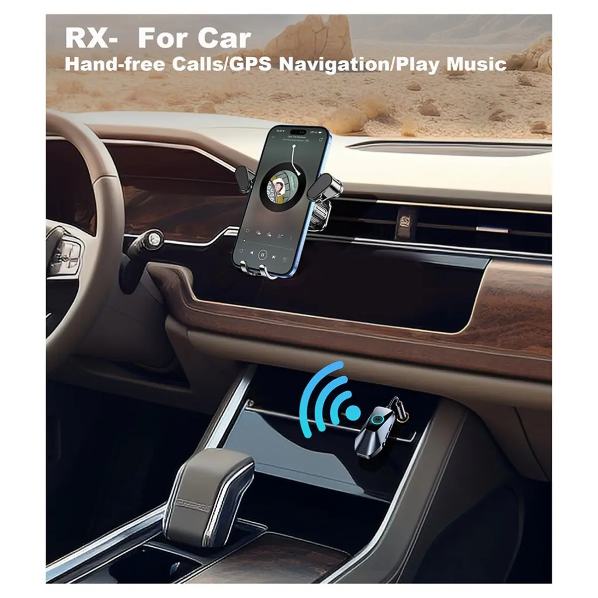 Receptor transmisor Bluetooth 5,4, adaptador de audio auxiliar inalámbrico de 3,5 mm, emparejamiento dual para TV, PC, automóvil, estéreo, avión