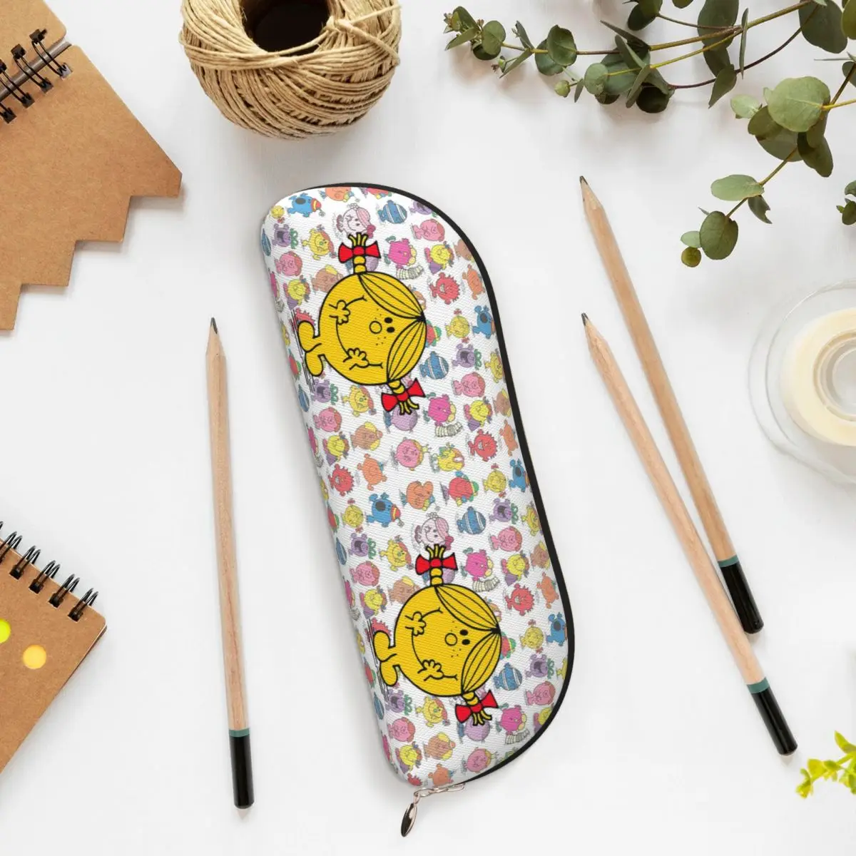 مقلمة Little Miss Sunshine مقلمة وحقيبة تخزين أدوات مكتبية ذات سعة كبيرة وحقيبة أقلام رصاص لهدايا الطلاب