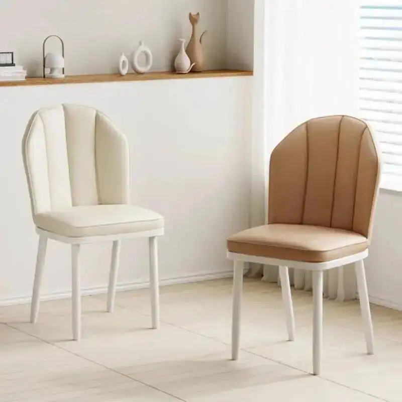 Chairs Fancy Chairs Back Support White Designer Mobile Dining Occasional Metal Hotel Eaiting Chaises Salle Manger Furniture