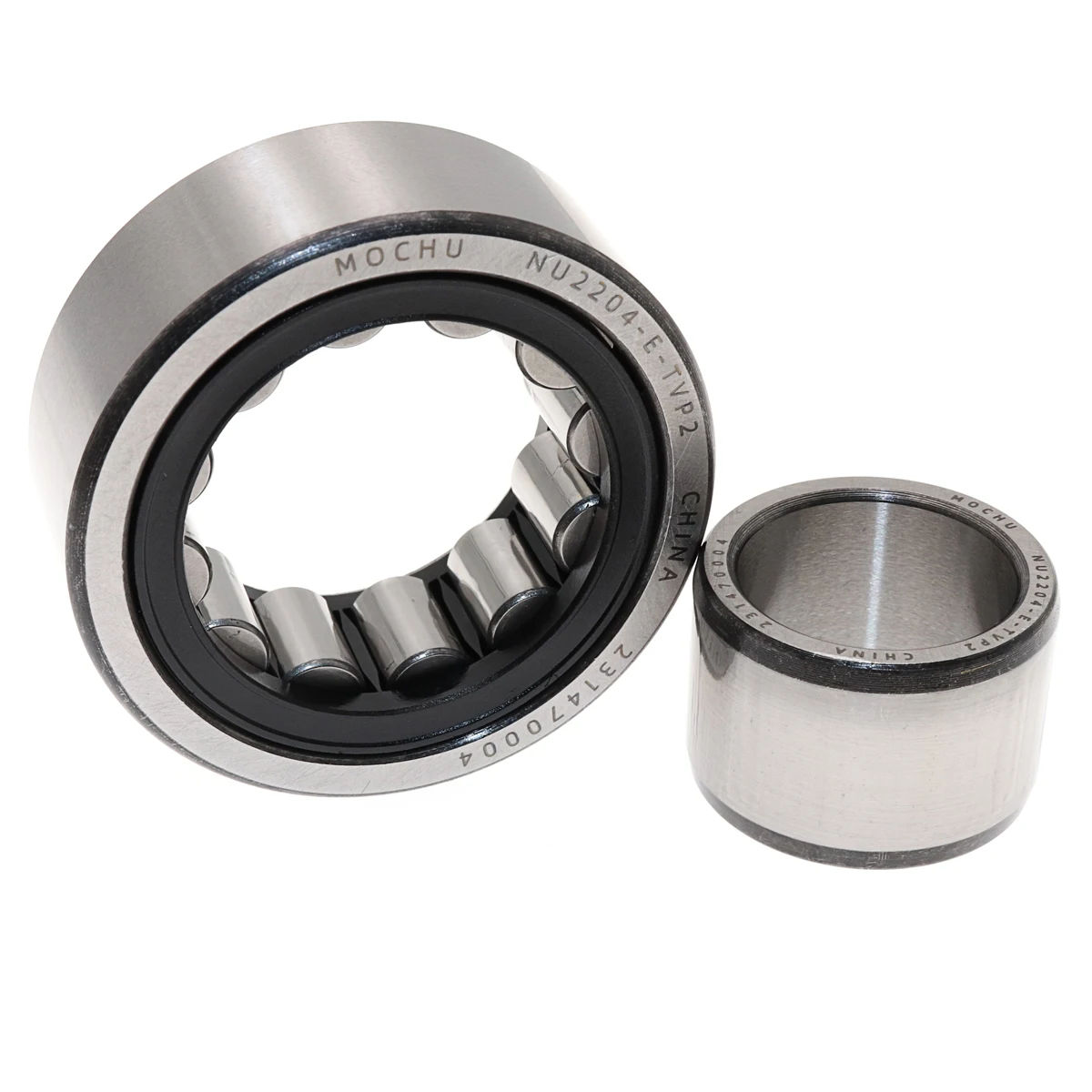 

MOCHU NU2204-E-TVP2 20X47X18 NU2204 20*47*18 P6 ABEC-3 Cylindrical roller bearings Single row Metric