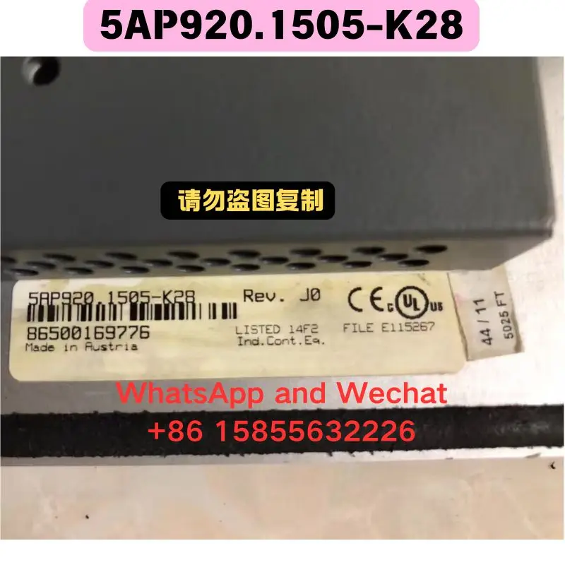 

Б/у дисплей 5AP920.1505-K28, функциональный тест, ОК, быстрая доставка