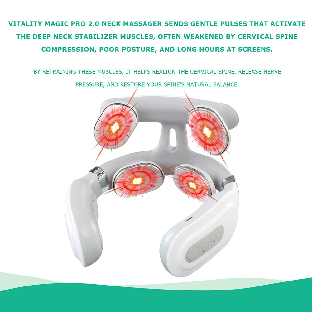 Portable 4-Head Back Massager 7
