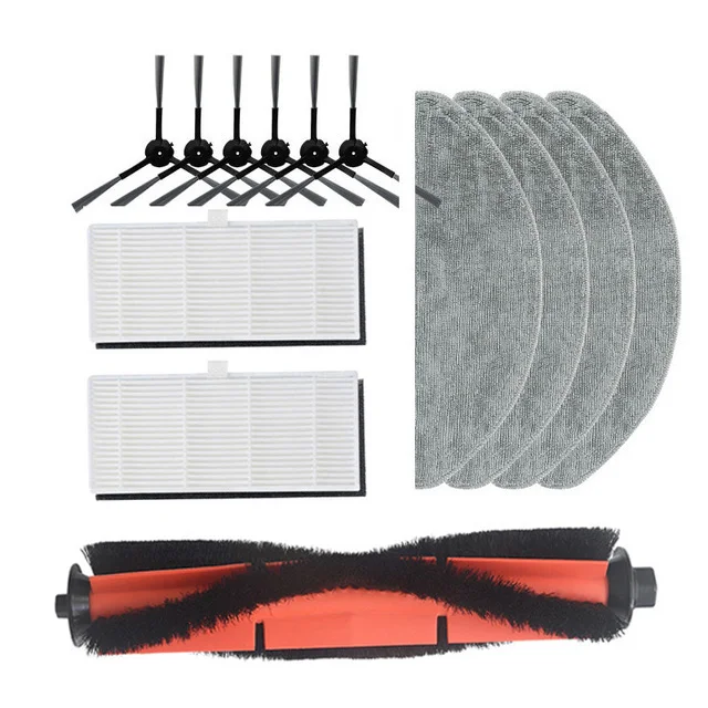Neue Mopp Tücher Staub Taschen Wichtigsten Pinsel Seite Pinsel HEPA-Filter Für Lydsto R1 Roboter-staubsauger Ersatzteile