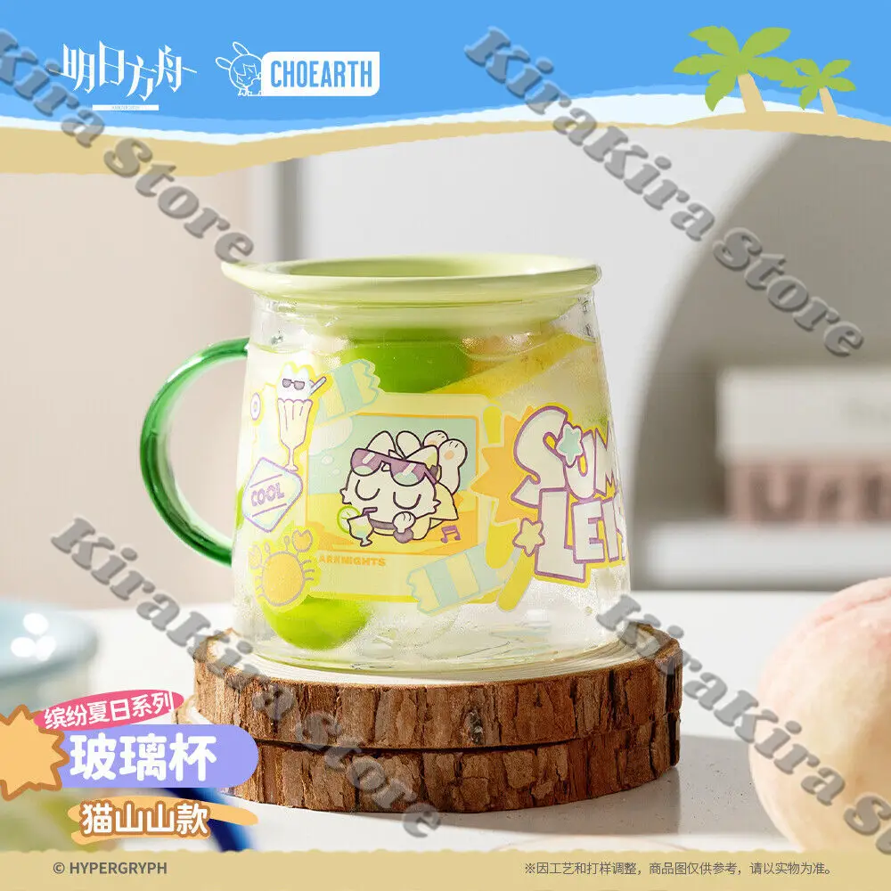 Kal'tsit Arknights аниме стеклянные официальные кофейные чашки набор милых чашек Amiya в память о коллекционном виде, очаровательные подарки