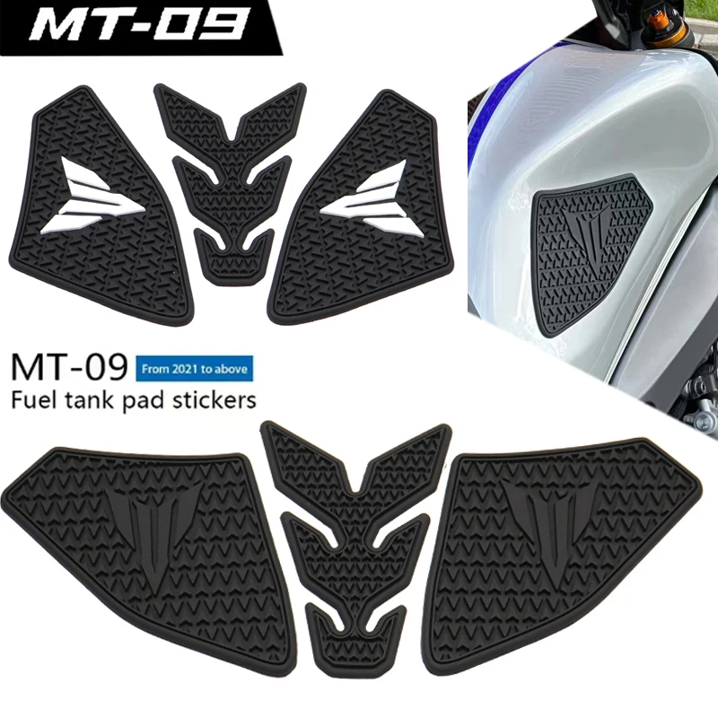 

MT 09 SP New Motorcycle Non-slip Side Fuel Tank Stickers Waterproof Pad Rubber Sticker For YAMAHA MT-09 MT09 SP 2021 2022 2023