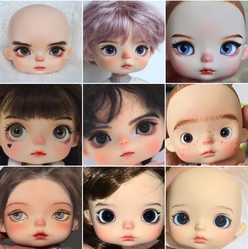 NEW Monst dolls BJD rubber dolls Selling Bald head only